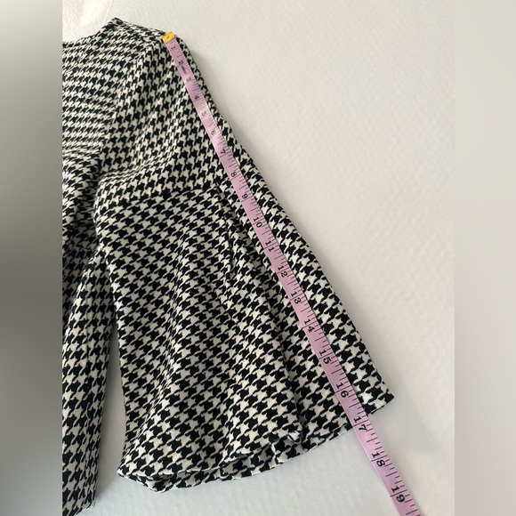Vintage Houndstooth Stretch Blazer Sz PM - Picture 13 of 14